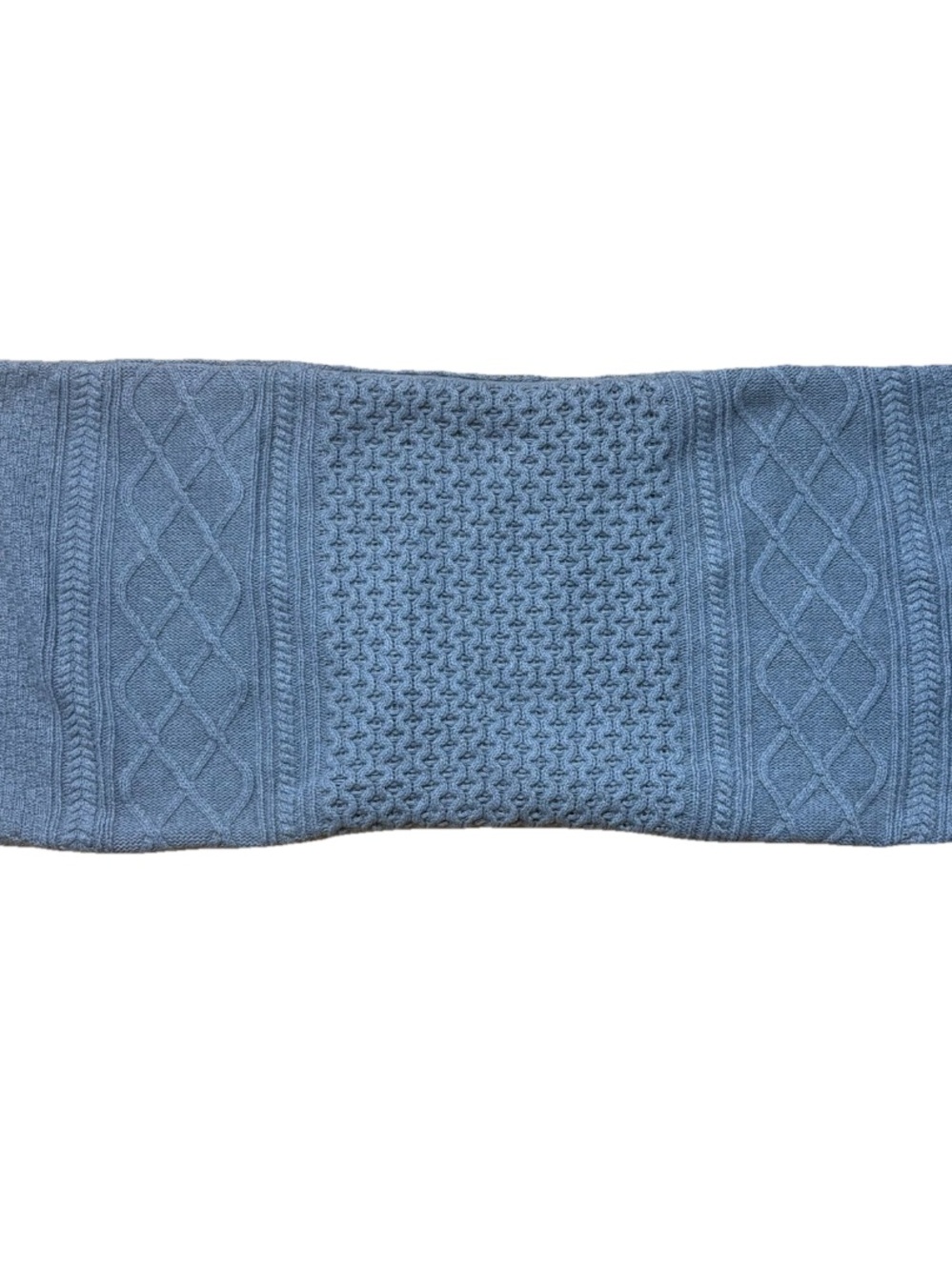 Boll & Branch Grey Cable Knit Pillow Cover